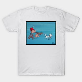 Fez Ape Walking Pup. T-Shirt